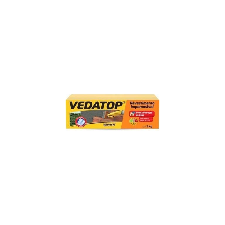 Impermeabilizante Vedatop Vedacit 3 Kg