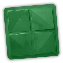 Forma 3D Abs 1Mm Gesso/Cimento - Cronos 40,5 X 40,5 - 3