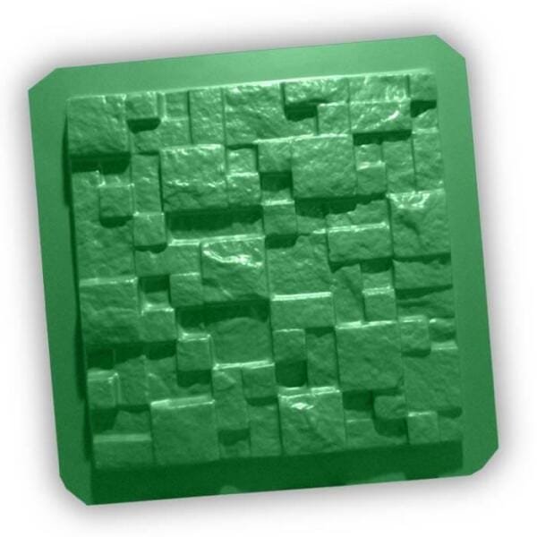Forma 3D Abs Eco 1Mm Gesso/Cimento - Mosaico Natural 28 X 28 - 2