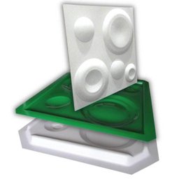 Forma 3D Abs 1Mm Gesso/Cimento - Modelo Lunar 38,5 X 38,5 - 3 Forma 3D Abs 1Mm Gesso/Cimento - Modelo Lunar 38,5 X 38,5 - 3