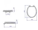 Ver imagem 5 de Assento Plastico Slow Close Izy/Ravena/Studio Deca AP.165.17