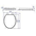 Ver imagem 4 de Assento Plastico Slow Close Izy/Ravena/Studio Deca AP.165.17