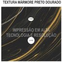 Ver imagem 2 de Gabinete De Vidro 60Cm Cuba Quadrada - Mármore Preto Dourado