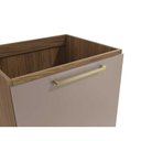 Ver imagem 4 de Balcão Cozinha P/ Cooktop Botanic M629 C/ 1 Porta S/tampo 60cm Nogueira/fendi - Kappesberg