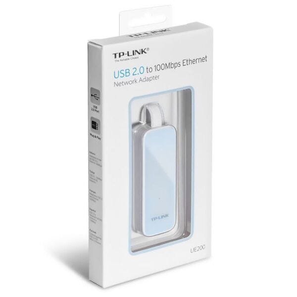 Adaptador / Conversor Usb para Rede Ethernet 10/100 Tp-link Ue200 - 2