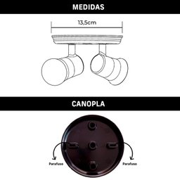Spot Sobrepor Direcionável Articulado 2 Gu10 Mr16 Dicroica Cor:branco - 5