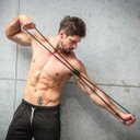 Ver imagem 2 de Kit 2 Elásticos Extensores Exercício Tonificação - Preto