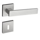 Ver imagem 1 de Fechadura Interna Retro Roseta Quadrada Cromo Acetinado Pado