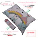 Ver imagem 6 de Jogo de Cama Portallar Solteiro Malha Mista Joy Princesas Magicas 2 Peças Rosa