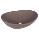 Ver imagem 1 de Cuba Para Banheiro Louça Oval 41x32 Bali Cozimax Marrom