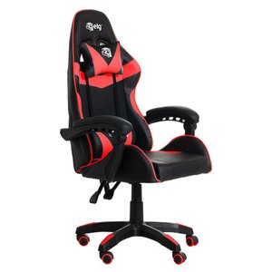 Cadeira Gamer Ergonômica Drakon, Elg, Ch31bk, Inclinação até 135º e 140kg, Espuma D40, Vermelho