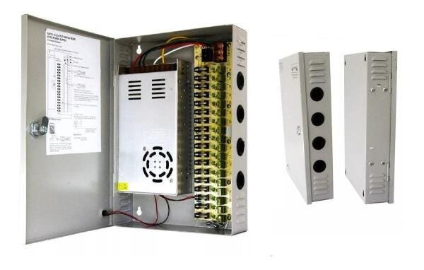 Rack Para Cftv Com Fonte Chaveada 12V 30A Lkf-3018 - 1
