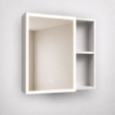 Ver imagem 4 de Espelheira para Banheiro com 1 Porta Nicho LED Touch 68cm Resistente a Umidade