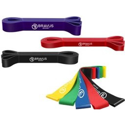 Super Bands Leve,Media E Forte + 5 Mini Bands Bravus Sport - 1