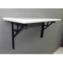 Ver imagem 3 de Mão Francesa Grande 20x30cm Quadrada PRETA All Style