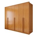 Ver imagem 2 de Guarda Roupa Casal 6 Portas 6 Gavetas 242,6cm Imperiale Premium Marrom/Cinamomo