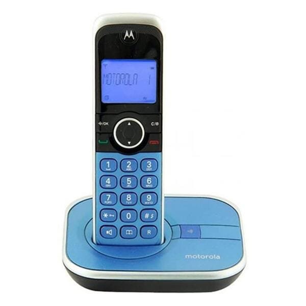 Telefone sem Fio, Dect com Id Viva Voz Bluetooth Azul - 1