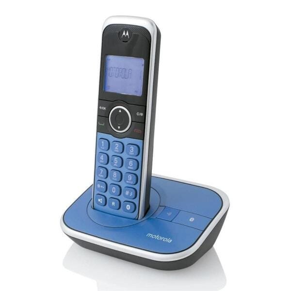 Telefone sem Fio, Dect com Id Viva Voz Bluetooth Azul - 2