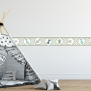 Ver imagem 1 de Adesivo de Parede Infantil Faixa Decorativa Border Dinossauro Menino