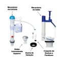 Ver imagem 2 de Mecanismo P/ Caixa Acoplada Completo Entrada e Saída Atlas