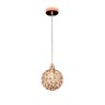 Lustre Pendente Globinho 1xg9 Aramado Cristal K9 Rose Bivolt - 4