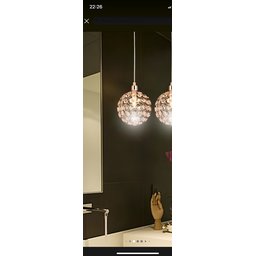 Lustre Pendente Globinho 1xg9 Aramado Cristal K9 Rose Bivolt - 3