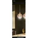 Ver imagem 3 de Lustre Pendente Globinho 1xg9 Aramado Cristal K9 Rose Bivolt