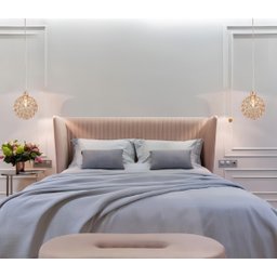 Lustre Pendente Globinho 1xg9 Aramado Cristal K9 Rose Bivolt - 6