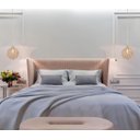 Ver imagem 6 de Lustre Pendente Globinho 1xg9 Aramado Cristal K9 Rose Bivolt