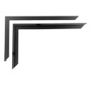 Ver imagem 5 de 8 Suporte Mão Francesa Reforçada 30Cm Preto