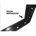 Ver imagem 4 de 8 Suporte Mão Francesa Reforçada 30Cm Preto