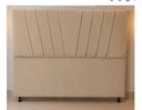 Ver imagem 3 de Cabeceira para Cama Box Casal Estofada 140 cm Mel Bege Bege