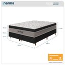 Ver imagem 3 de Cama Box Preta + Colchão King Size San Juan Molas Ensacadas Pillow Paparazzi 193x203x72cm