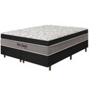 Ver imagem 1 de Cama Box Preta + Colchão King Size San Juan Molas Ensacadas Pillow Paparazzi 193x203x72cm