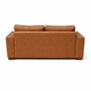 Ver imagem 7 de Sofá Decorativo Sala de Estar Champions 4 Lugares 240cm Bipartido Couro Conhaque - Mozzelar