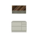 Ver imagem 2 de Cozinha Compacta 2 Peças em MDF Fineze Areia