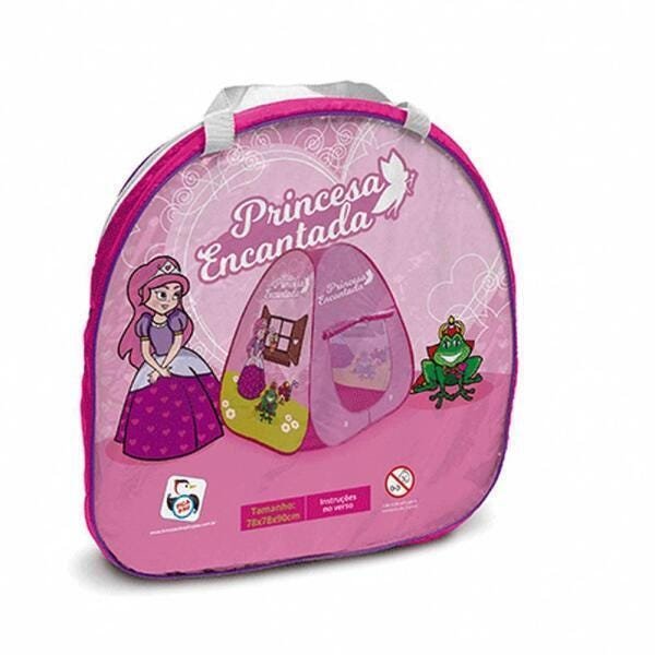 Barraca Infantil Princesa Encantada Rosa Monta Facil Picapau - 3