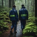 Ver imagem 4 de Conjunto Capa de Chuva Impermeável com Touca e Viseira - M