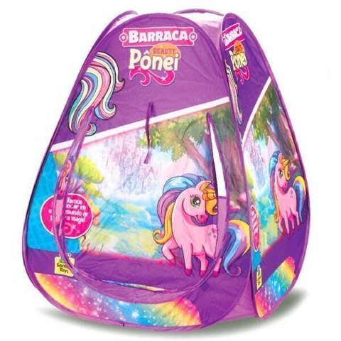 Toca Unicórnio Cabana Infantil Little Pônei - Samba Toys