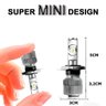 Lâmpada Super Ultra LED H1 H3 H4 H7 H11 Hb3 Hb4 Mini 6000K - H3 - 3