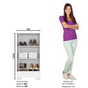 Ver imagem 4 de Sapateira 2 Portas Henn Bs03-10 Multiuso Branco Se
