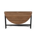 Ver imagem 3 de Mesa de Jantar 4 Lugares Redonda Dobrável Prática Noronha - Straub Web