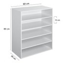 Ver imagem 4 de Sapateira Cássia 100% Mdf (quarto Organizador Sapatos