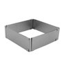 Aro De Bolo Quadrado Inox 15Cm A 28Cm X 5Cm Carol Fiorentino Yazi - 1