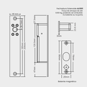 Ver imagem 5 de Fechadura Trava Elétrica Solenoide Agl AL1001 para Portão