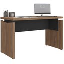 Ver imagem 6 de Mesa para Escritório Home Office 125cm Unik A02 Nogal Preto - Lyam Decor