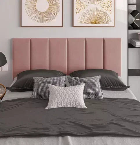 Ver imagem 2 de Cabeceira Imperial Modular P/ Cama Box Queen 1,60 Cm - Rosa