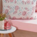 Ver imagem 2 de Jogo de Cama Casal Dreams Malha 100% Algodão 138x188x30cm Rosa Claro