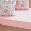 Ver imagem 3 de Jogo de Cama Casal Dreams Malha 100% Algodão 138x188x30cm Rosa Claro