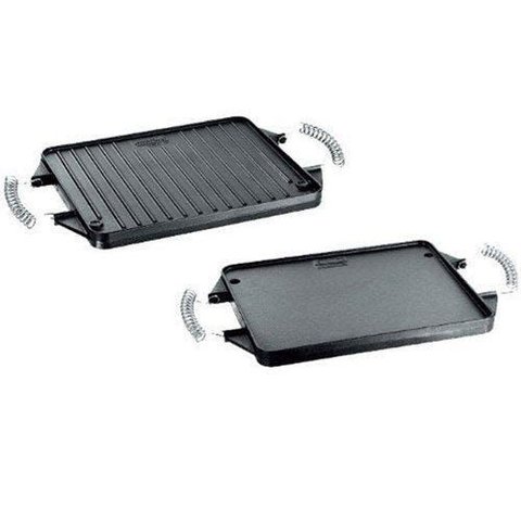 Chapa Face Dupla com Alça Espiral Ferro 30x25cm Panela Mineira